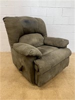 Suede Upholstered Recliner