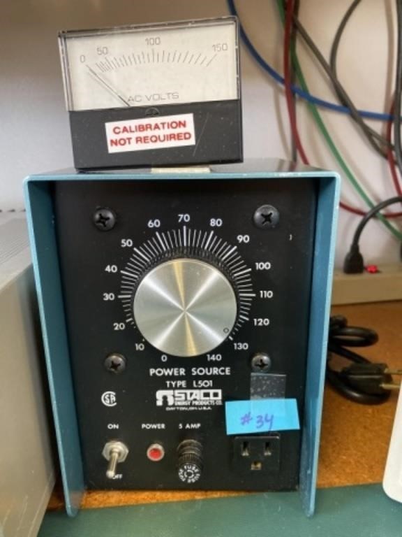 Staco Power Source- Variac AC