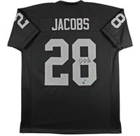 Josh Jacobs Authentic Signed  Jersey BAS Witnessed