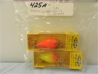 (2) Storm Wiggle Wart Lures In Box