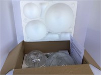 Set of 3 Globe Light New in Box