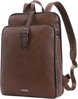 New $224--15.6 Inch Womens Shoulder Bags(Coffee)