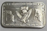 One Troy Ounce .999 Silver Bar!