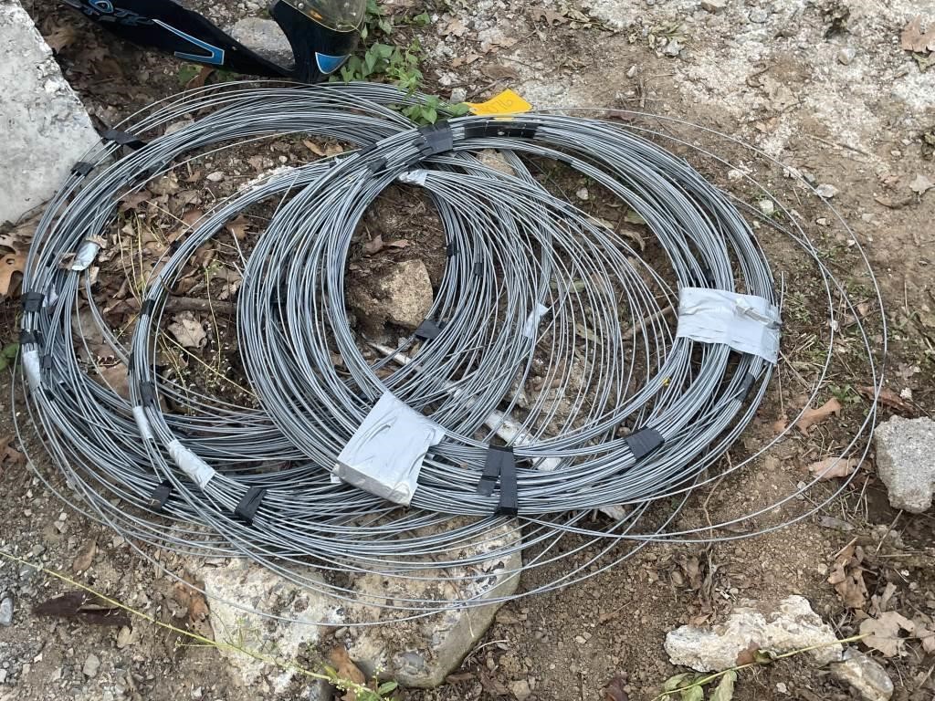 High tensil Wire 8-10 rolls apx 100 ft each