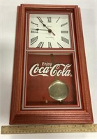 Coca-Cola clock 11 x 2 x 18