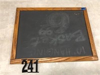 Oak chalk board