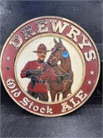 DREWRYS OLD STOCK ALE SIGN