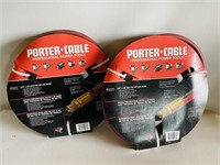 New Set of 2 3/8 x 25' Porter Cables