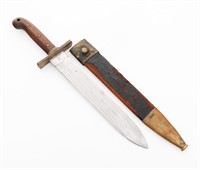 REENACTOR M1849 AMES RIFLEMAN'S KNIFE WITH SHEATH