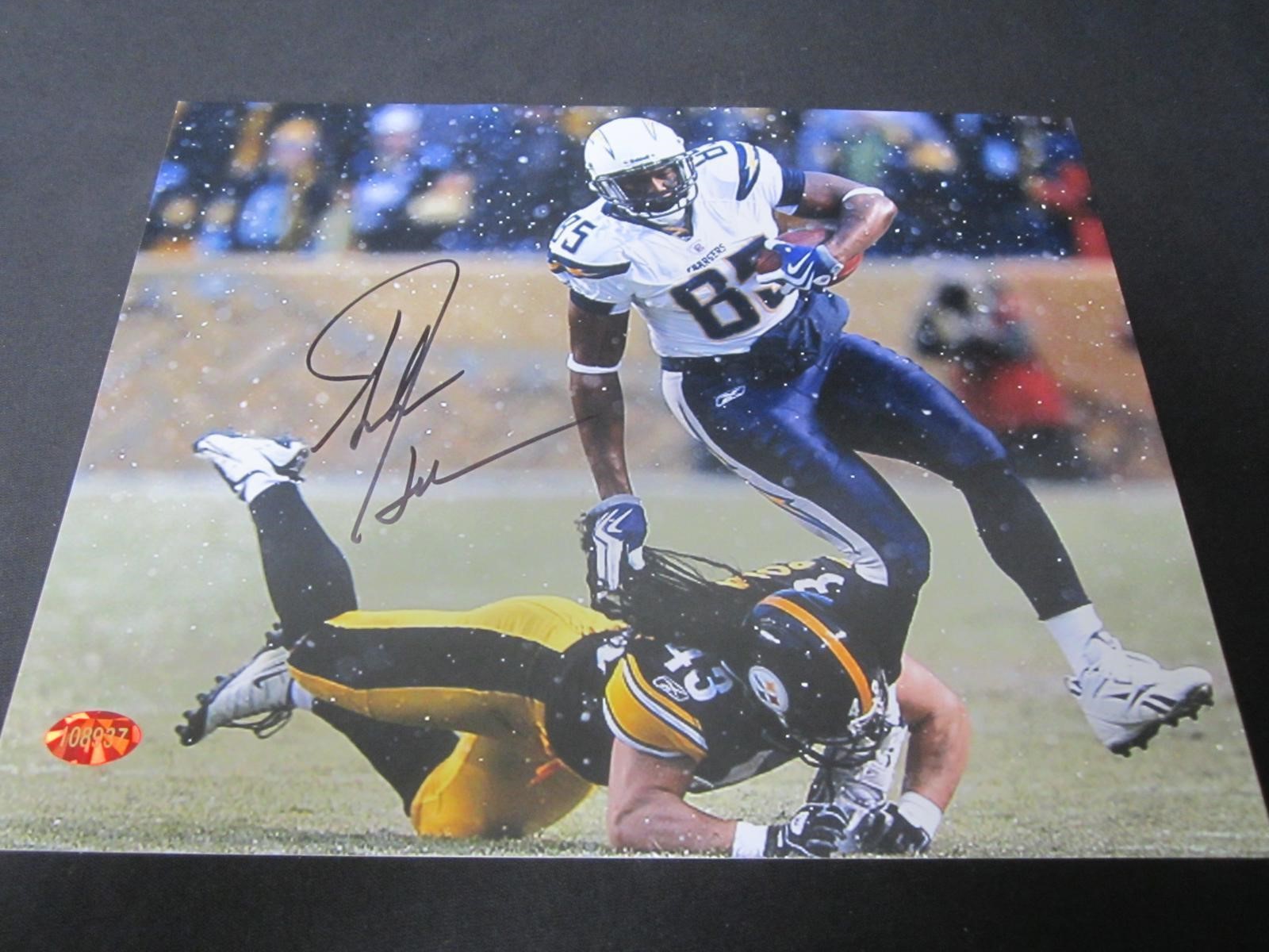 ANTONIO GATES SIGNED 8X10 PHOTO GAA COA