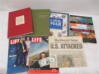 Vintage Literature - Life Magazines, Beatles, 9/11