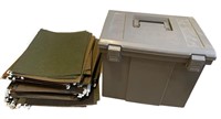 Portable File Holder W/Extra Folders