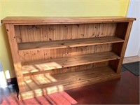 Stripped Pine Open Bookcase