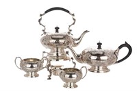 FOUR PIECE BIRKS SILVER TEA  AND COFFEE SET, 2315g