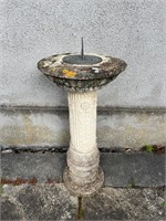 Aged Column Style Sun Dial (41 cm W x 100 cm H)