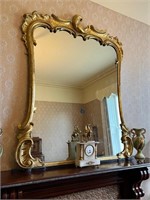 William IV Carved Wood and Gilded Overmantel of