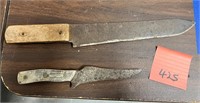 2 Vintage Handmade Knifes
