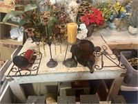 6 Pcs of Home Decor - Candle Holders & More