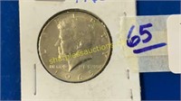 1965 40% silver Kennedy half dollar - unc