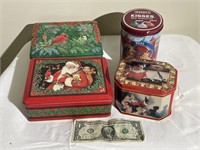 Assorted Christmas Tins