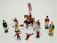 LOT OF CAST, PLASTIC RINGMASTERS, MODELING