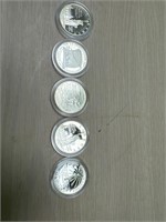 Silver one dollar collector Coins