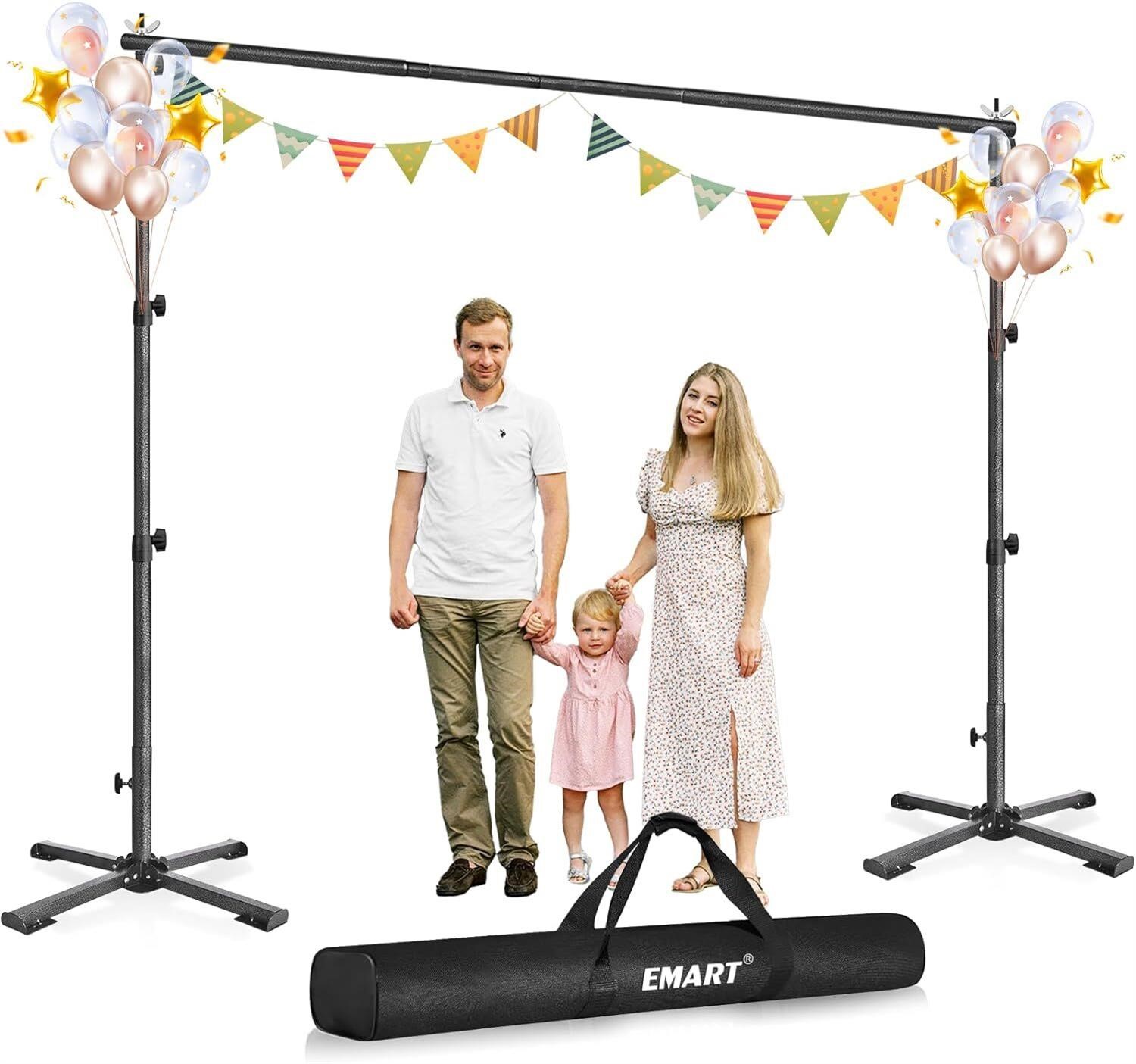 EMART 8.5x10ft Backdrop Stand  Four-Legged