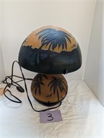 Vintage Palm Tree Lamp