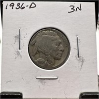 1936-D BUFFALO NICKEL