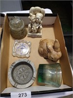 Ash Trays, Figurines & Other