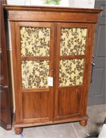 Lot #2206 - Antique two door cabinet with double