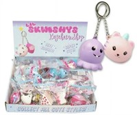 4ct LIL SKWISHYS Keychains Assorted