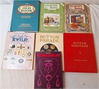 Children's Books, Button & Jewelry Guide Books