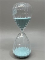 Glass Light Blue Sand Hour Glass Timer