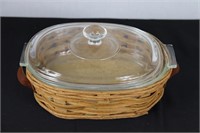 Pyrex Casserole w/ Basket Server