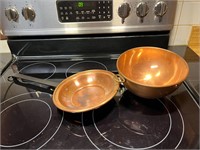 Copper Cookware - Qty 2