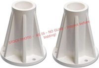 2ct. Saftron 6" Pool Handrail Mounting Bases