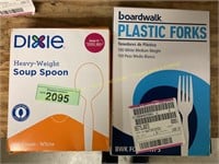 2 Boxes of Plasticware