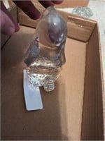 Art Glass Hounddog Paper Weight