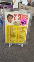 Topps baseball Series 2nd Checklist