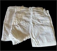 White Pants, Shorts and Skirt