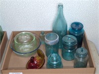 COLORED GLASS ITEMS