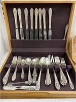 56 PIeces of Sterling Silver Flatware