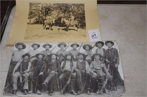 TWO VINTAGE WESTERN PICTURES
