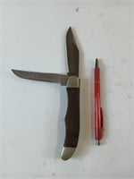 4-in two blade pocket knife no name