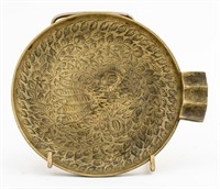 Etched Brass Indian Vide Poche