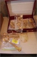 24K  gold Plated SilverWare Set of 12