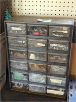 Hardware Bin with Contents