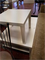White Coffee table and side table