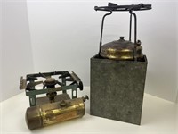 Pair of alcohol burners made in Sweden